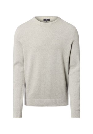 Strickpullover - hellgrau