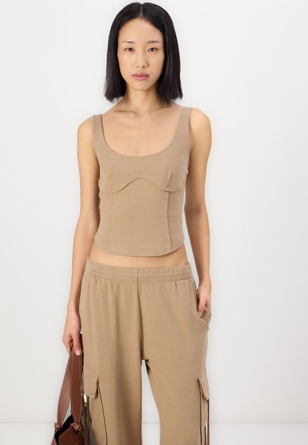 LENNOX TANK - Top - silver taupe4