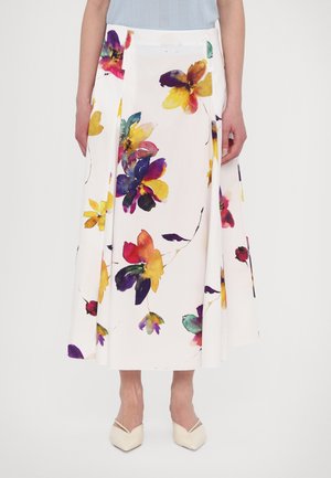 MAX&Co. METEORA - Maxi skirt - ivory