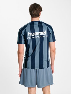 Hummel T-shirt print - blue mirage dress blue