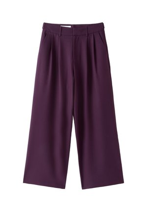 Stradivarius, WIDE-LEG SMART TROUSERS WITH BUTTONS - Pantalon classique - purple
