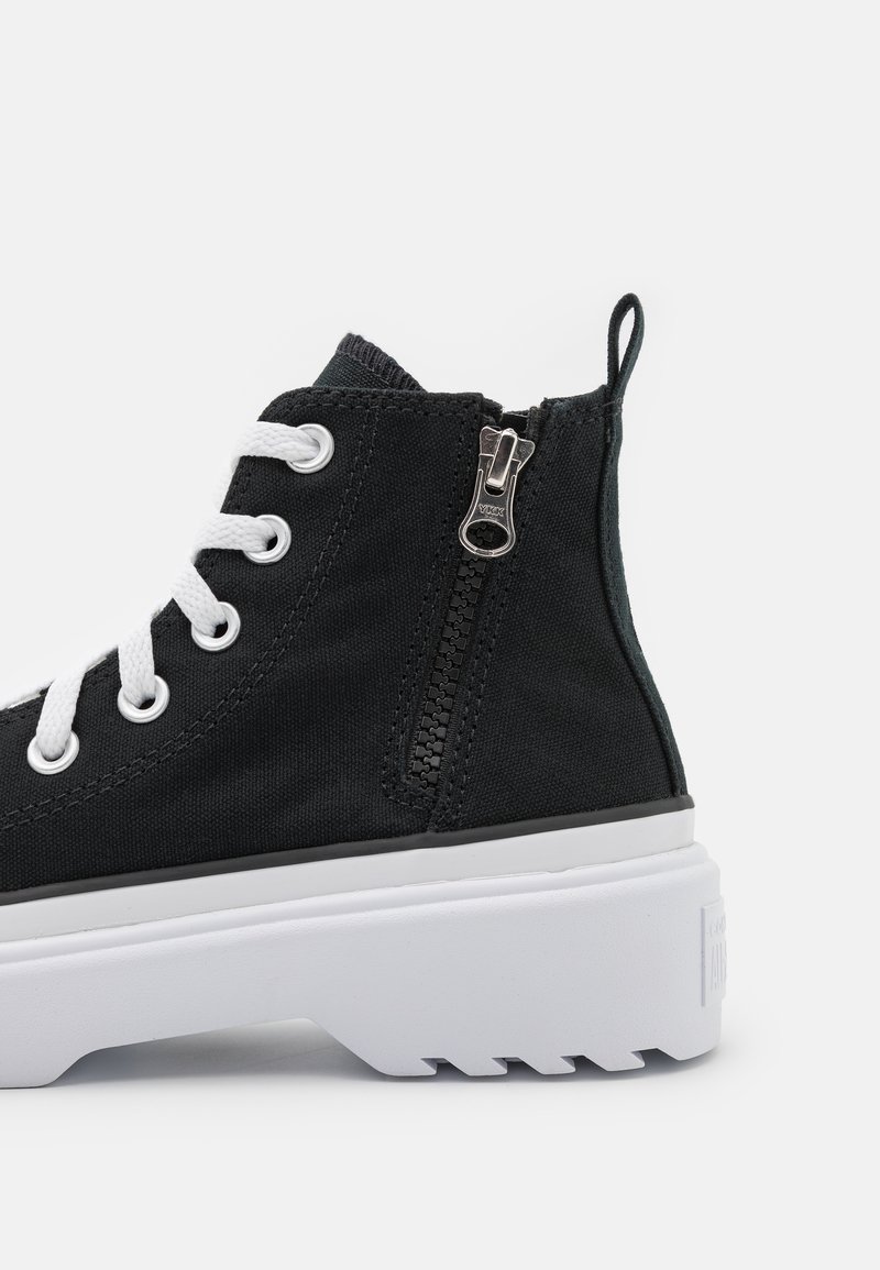black wedge converse