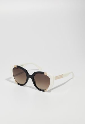 MOSCHINO Saulesbrilles - white/black
