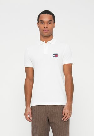 FLAG GRAPHIC PIQUE POLO - Poloskjorter - ecru