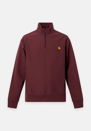 Carhartt WIP, HALF ZIP AMERICAN SCRIPT - Φούτερ - amarone