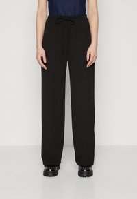 Vero Moda - VMLIVA WIDE STRING - Hlače - black Miniaturna slika 1