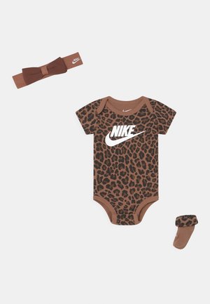 MINI ME SET - Beanie - archeo brown