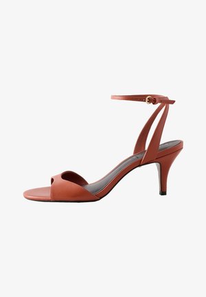 Next, REGULAR FIT - N.PREMIUM ROUND TOE HEELED SANDALS . - Sandals - rust brown