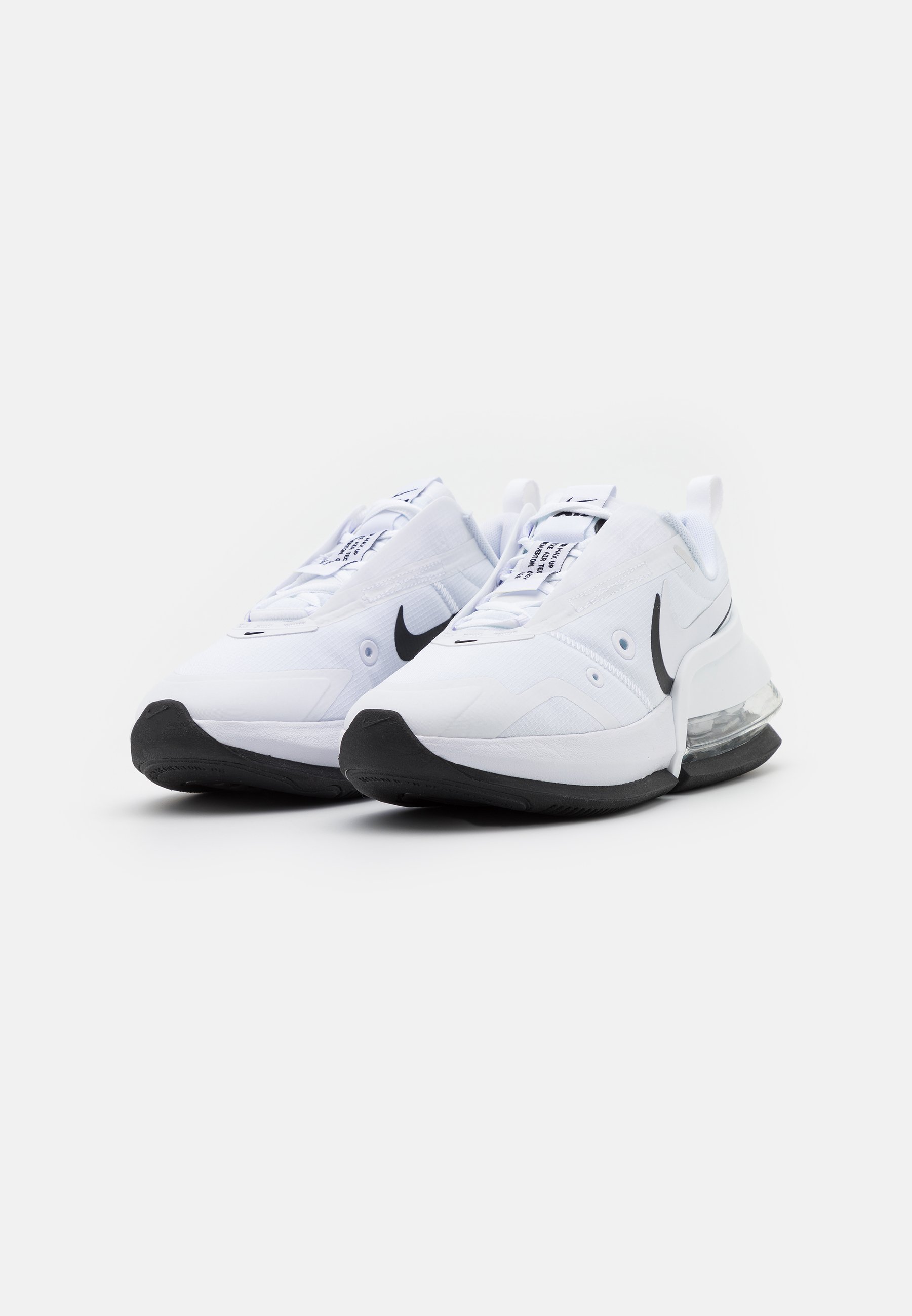 Nike Sportswear AIR MAX UP - Baskets basses - white/metallic  silver/black/blanc - ZALANDO.FR