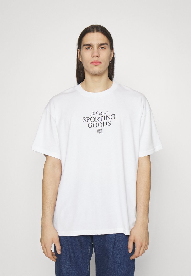 Les Deux SPORTING GOODS Camiseta estampada white/black/blanco