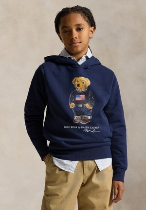 Polo Ralph Lauren POLO BEAR FLEECE HOODIE 7-14Y - Huppari - cruise navy