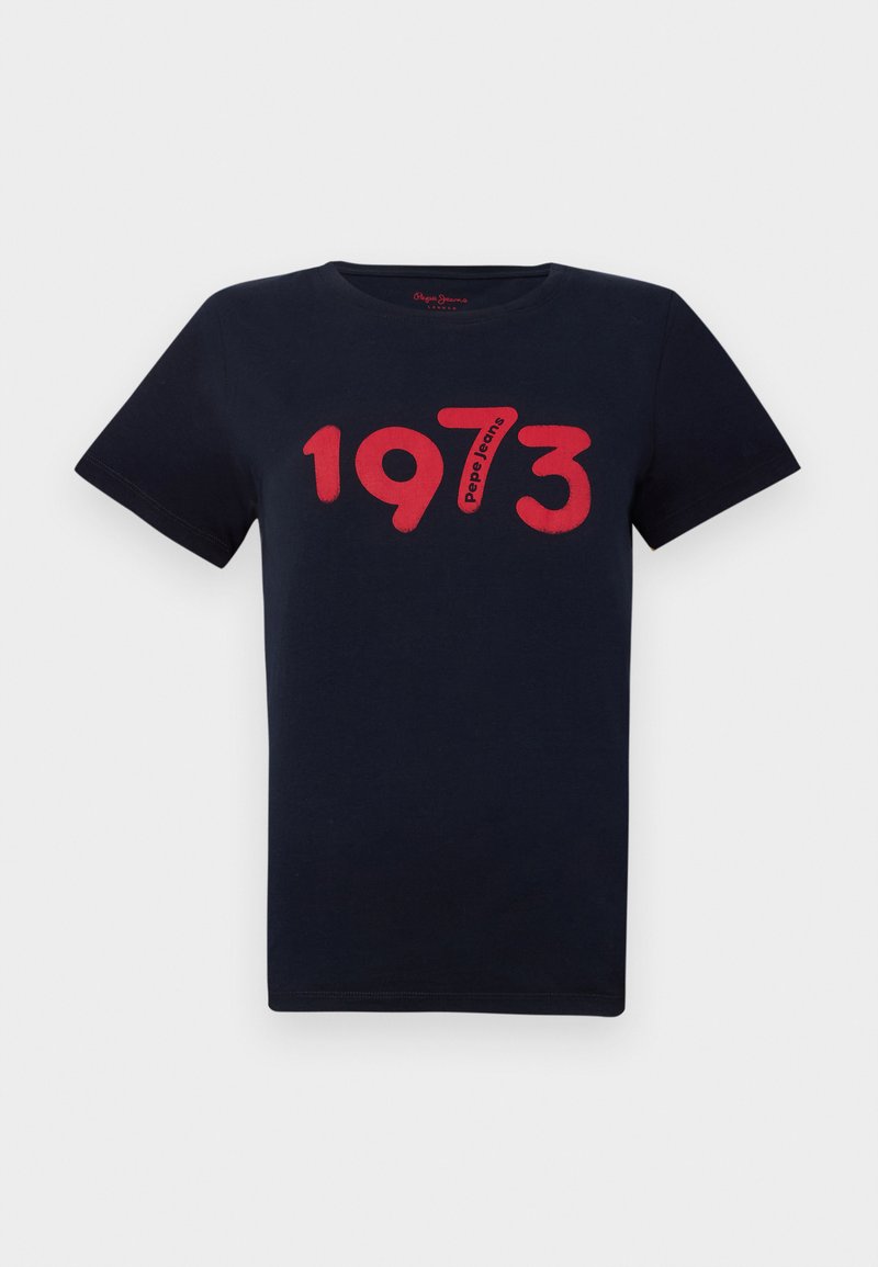 Pepe Jeans T-shirt print donkerblauw