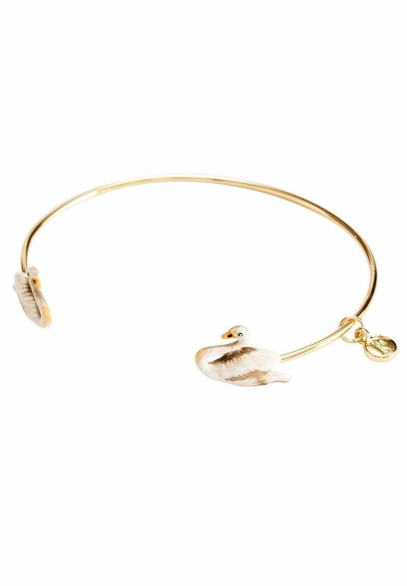 FABLE ENGLAND ENAMEL SWAN - Rokassprādze - gold coloured