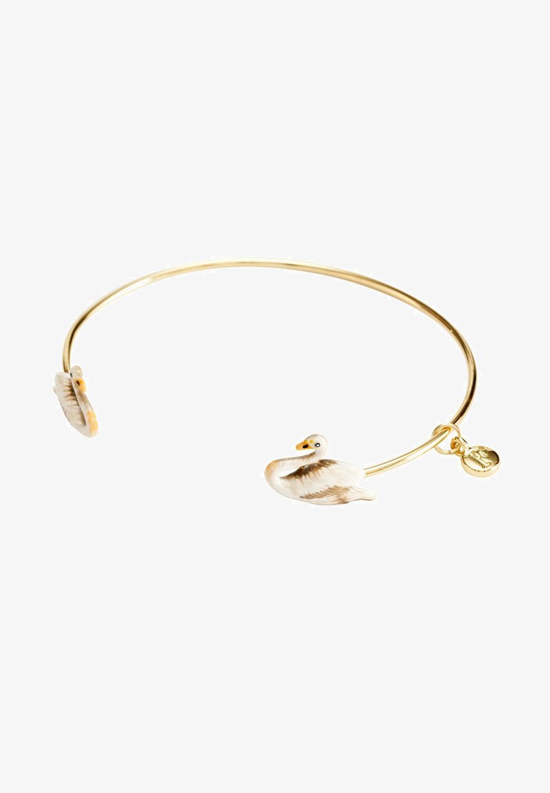 FABLE ENGLAND ENAMEL SWAN - Rokassprādze - gold coloured