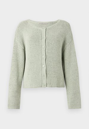 Abercrombie & Fitch, CASUAL OPEN CREW CARDIGAN - Gilet - light green