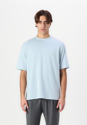 SLH LOOSE OSCAR O NECK TEE - T-shirt basique - winter sky