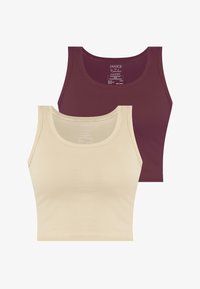 Unausgewählt, beige burgund