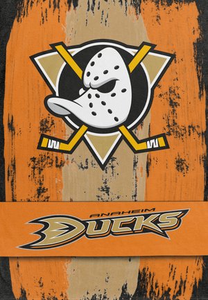 ANAHEIM DUCKS THROW BLANKET - Other accessories - orange black
