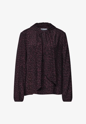 Street One, LONG-SLEEVE BLOUSE WITH BOW DETAIL - Blouse - rustic rouge