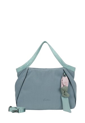 SCHULTER SLOUCHY - Handtas - blue lime