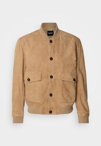 MELOT - Usnjena jakna - light beige
