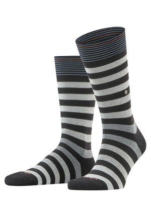 Burlington STREIFEN - Calcetines - schwarz grau