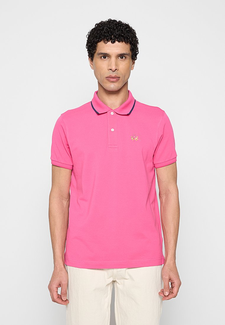 LA MARTINA Poloshirt donkerroze