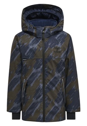 Soft shell jacket - dark olive