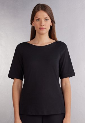 Intimissimi SUPIMA BOAT-NECK - T-Shirt basic - schwarz