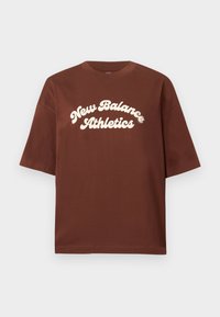 LINEAR HERITAGE - T-shirt estampada - brown