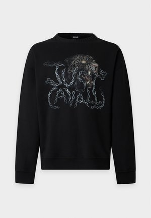Just Cavalli, CHAIN LEOPARD - Суитшърт - black