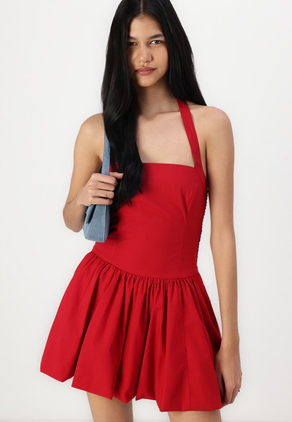 Halter Mini Bubble Skort Dress - Day dress4