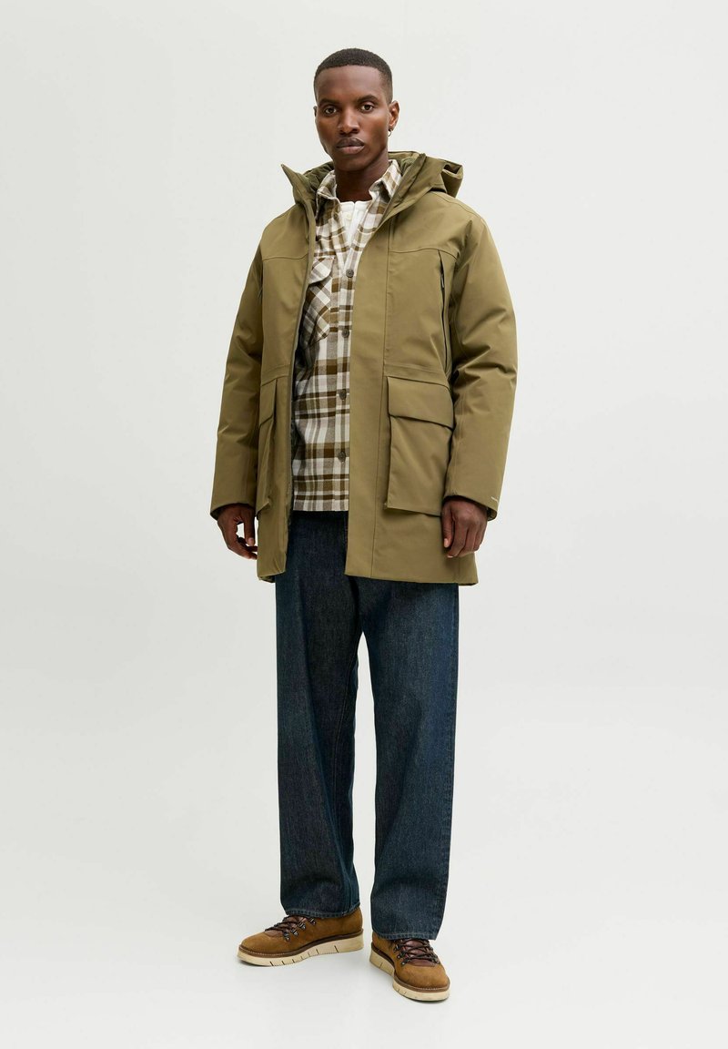 Jack Jones PREMIUM PARKA PARKA Wintermantel beech/oliv Zalando