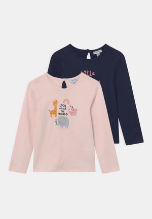 PRINT 2 PACK - Longsleeve - peacoat