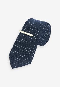 Next TEXTURED WITH 2 PACK REGULAR - Tie - navy blue spot blue stripe