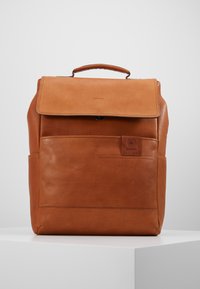 Strellson - HYDE PARK BACKPACK - Rugzak - cognac Miniatuurafbeelding 1