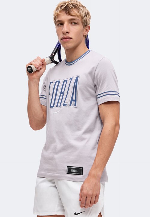 Nike JS TEE USO JANNIK - Sports T-shirt - silver-coloured lilac — photo 4