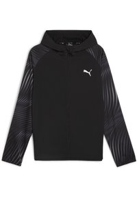 RUN FAVORITE AOP WOVEN JACKET M - Jakna za treniranje - black-aop