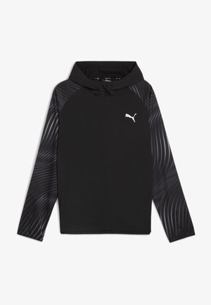 Puma RUN FAVORITE AOP WOVEN JACKET M - Trainingsjacke - black-aop
