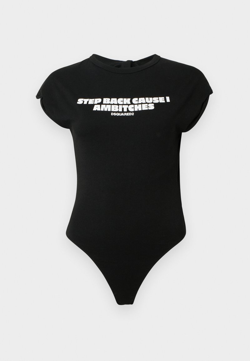 Dsquared2 T-shirt print zwart
