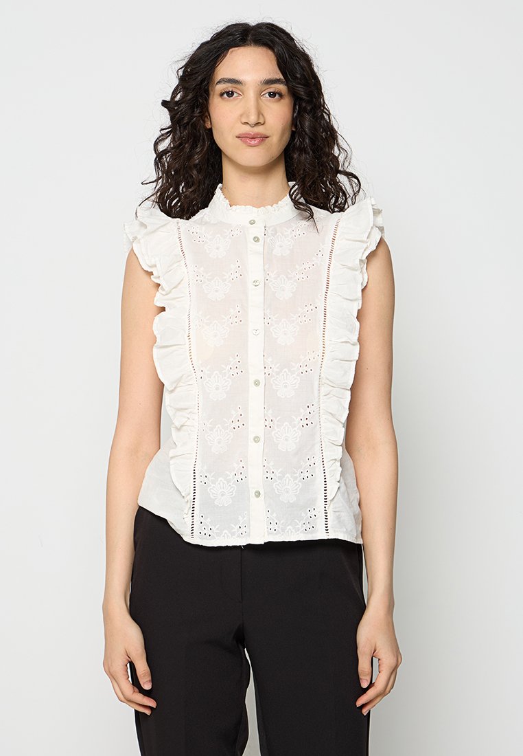 YAS Overhemdblouse wit YAS Overhemdblouse wit