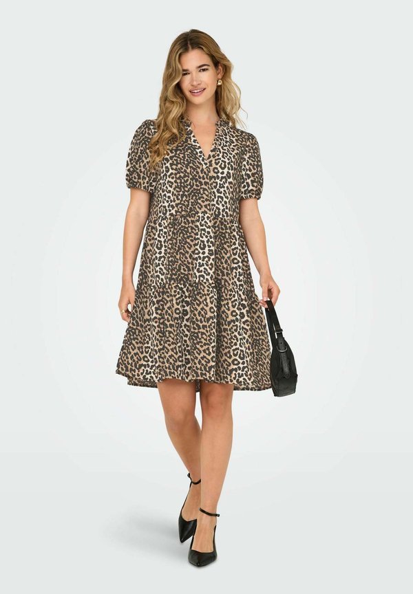 ONLNOVA KURZES  - Freizeitkleid - timber wolf