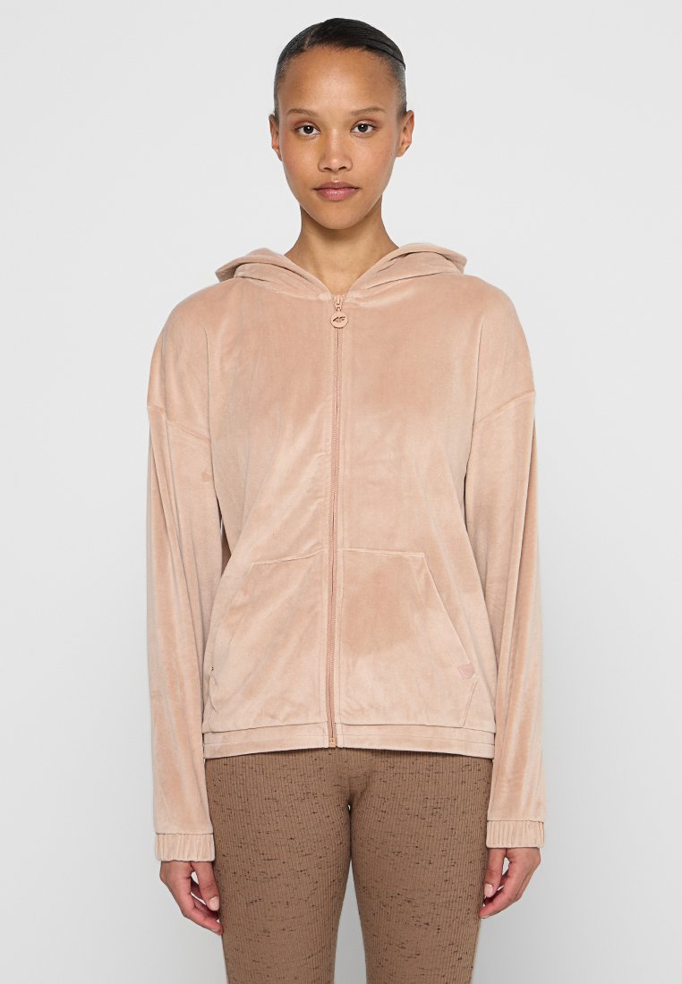 4F Sweater met rits beige 4F Sweater met rits beige