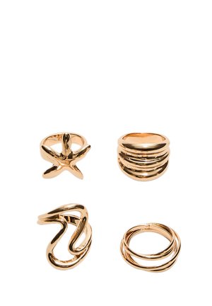 SET OF 4 STAR - Ring - yellow