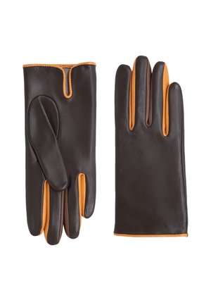 NINA - Gants - choco   orange