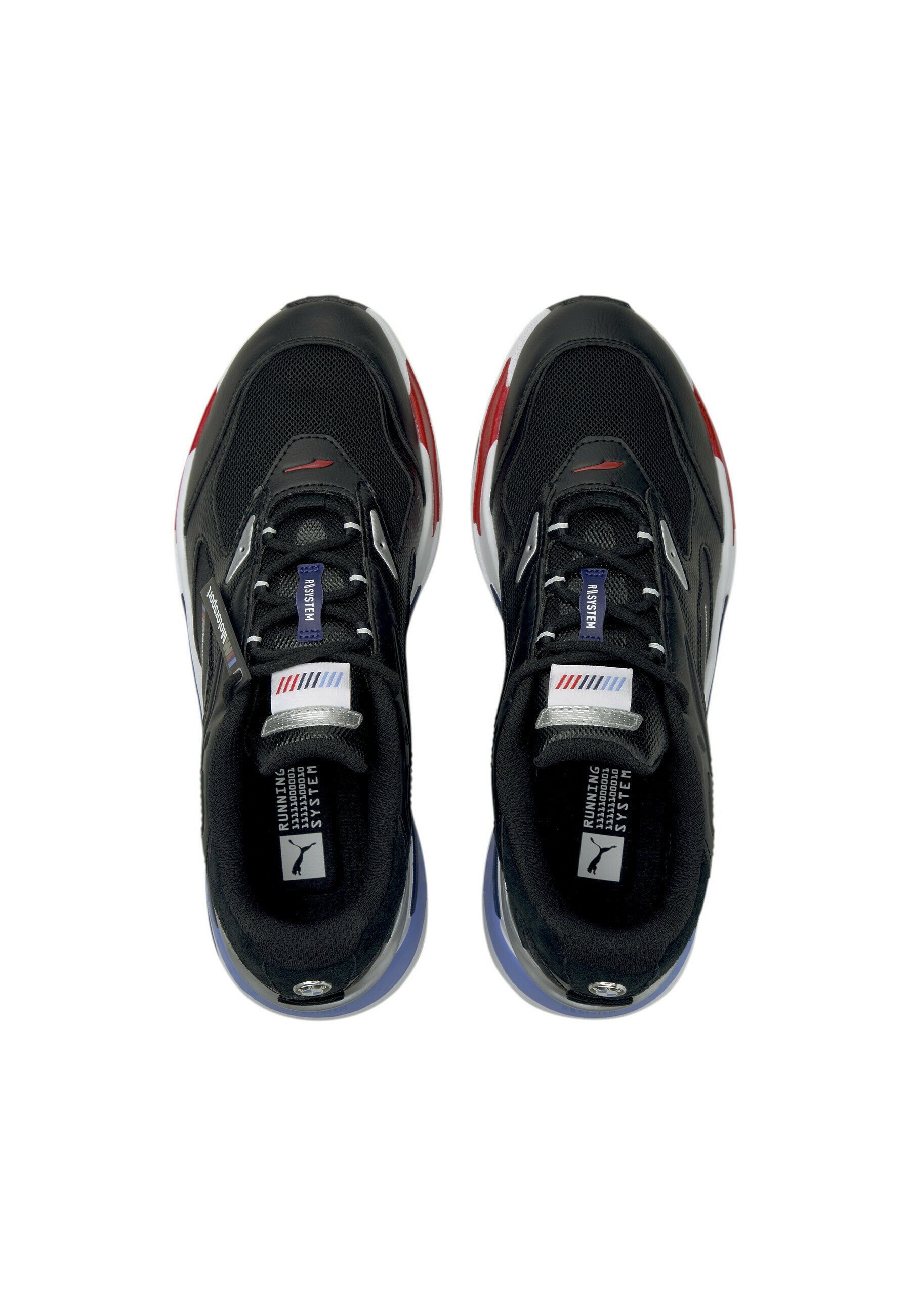 Puma BMW MMS RS-FAST UNISEX - Sneaker low - p black-marina-high risk  red/schwarz - Zalando.ch