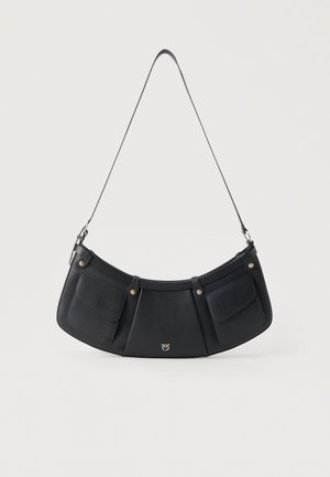 Pinko, POCKET BODY BAG BIG - Sac à main - nero/silver-coloured