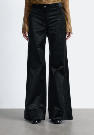 FLARED  - Trousers - black