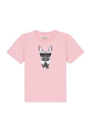 EIN FESCHER HUND - T-shirt print - cotton pink