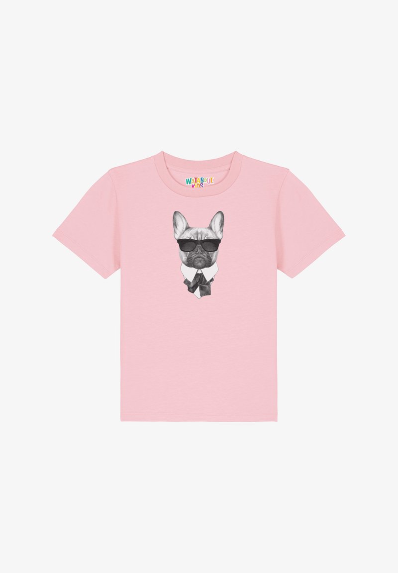 watapparel EIN FESCHER HUND - T-shirt print - cotton pink